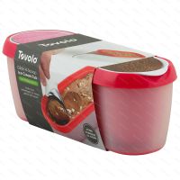 Ice cream tub Tovolo GLIDE-A-SCOOP 1.4 l, strawberry sorbet - etiketa