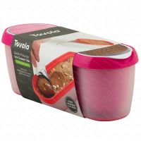 Ice cream tub Tovolo GLIDE-A-SCOOP 1.4 l, raspberry tart - etiketa
