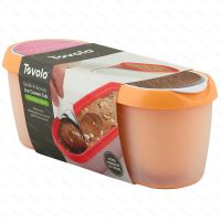 Ice cream tub Tovolo GLIDE-A-SCOOP 1.4 l, orange crush - etiketa