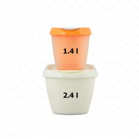 Ice cream tub Tovolo GLIDE-A-SCOOP 1.4 l, orange crush - srovnání velikosti 2