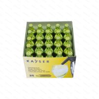 Sifonové bombičky Kayser 7.5 g CO2, 25 ks (na jedno použití) - otevřená krabička