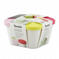 Minikelímky na zmrzlinu Tovolo TREAT TUB 160 ml, 4 ks - balení s etiketou ze strany